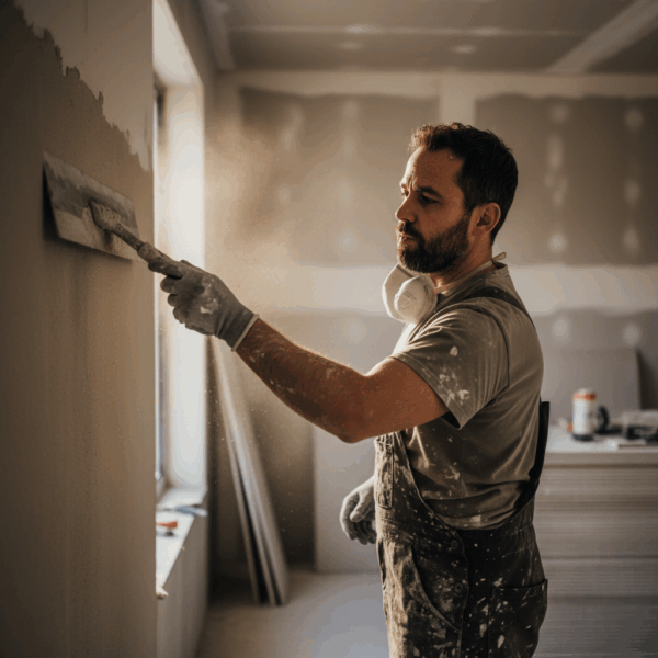 Muurafwerking en wanddecoratie